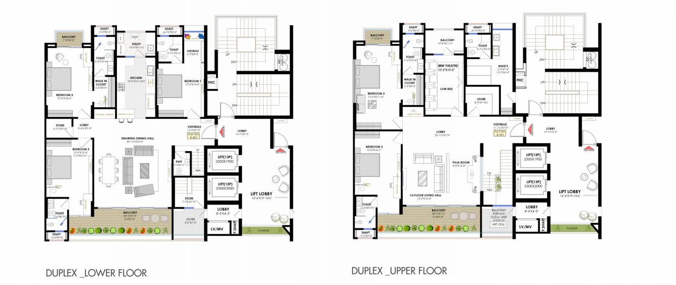the sky bungalows Floor Plan Floor Plan