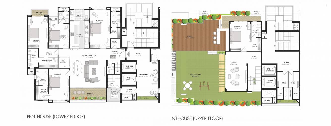 the sky bungalows Floor Plan Floor Plan