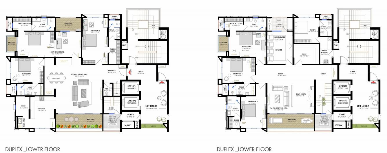 the sky bungalows Floor Plan Floor Plan
