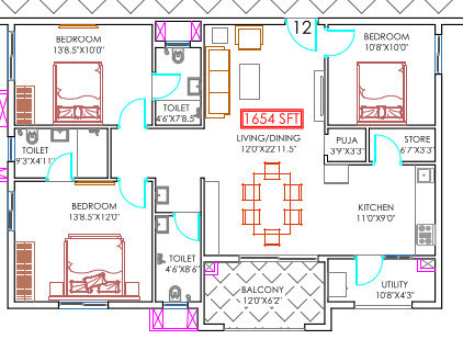 Floor Plan gautami heights Floor Plan Floor Plan