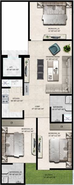 chs-independent-apartment Floor Plan Floor Plan