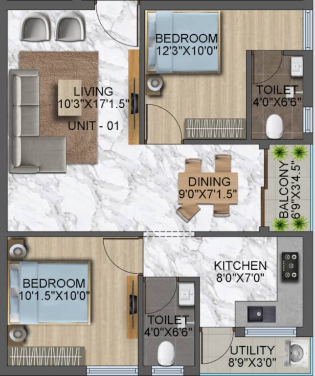 Floor Plan  royal view Floor Plan Floor Plan