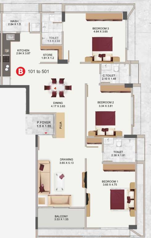 Floor Plan  ample elysium 2 Floor Plan Floor Plan