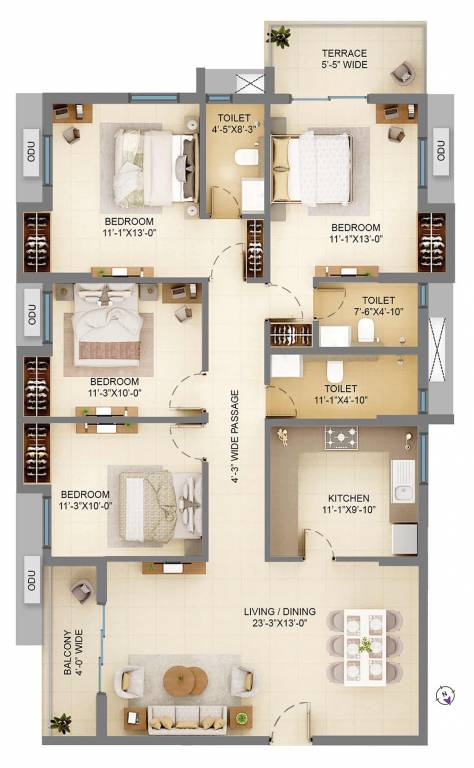  serenia phase i Floor Plan Floor Plan