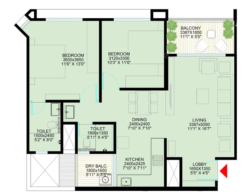  homes 52 kondhwa phase i Floor Plan Floor Plan