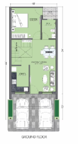  space villas Floor Plan Ground Floor Plan