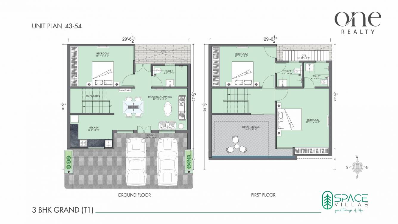  space villas Floor Plan Floor Plan