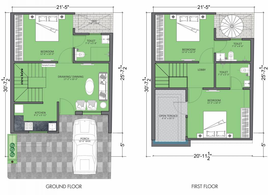  space villa Floor Plan Floor Plan