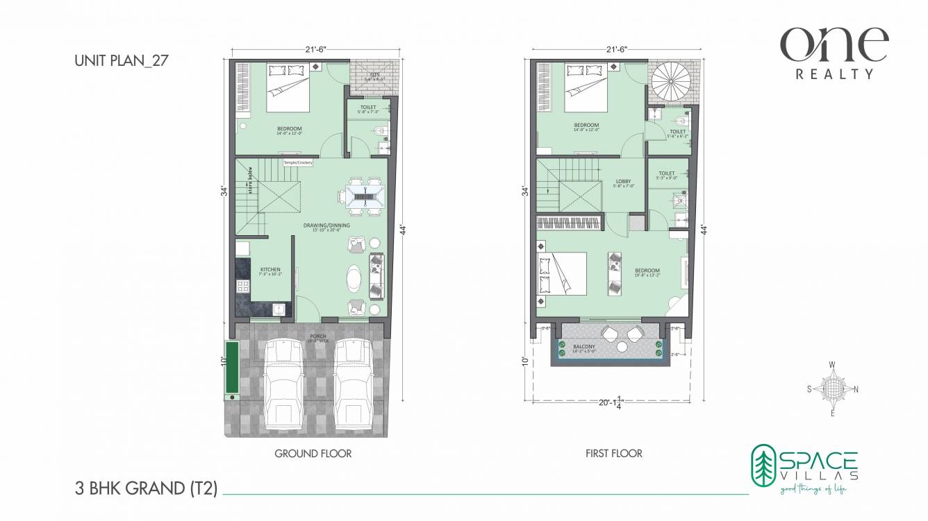  space villas Floor Plan Floor Plan