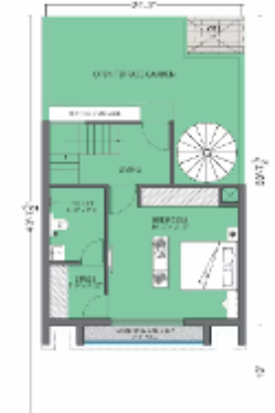 Second Floor Plan space villas Floor Plan Second Floor Plan