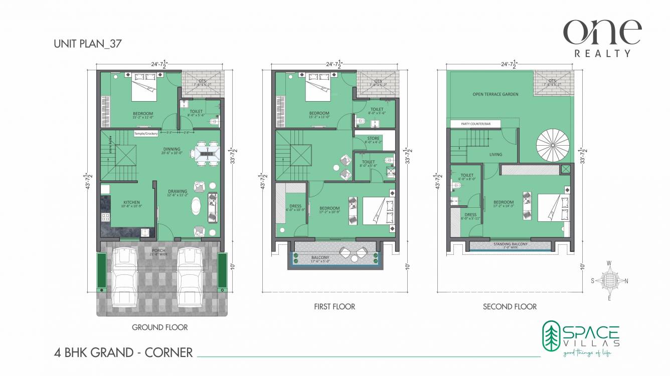  space villas Floor Plan Floor Plan