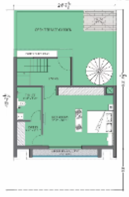 Second Floor Plan space villas Floor Plan Second Floor Plan