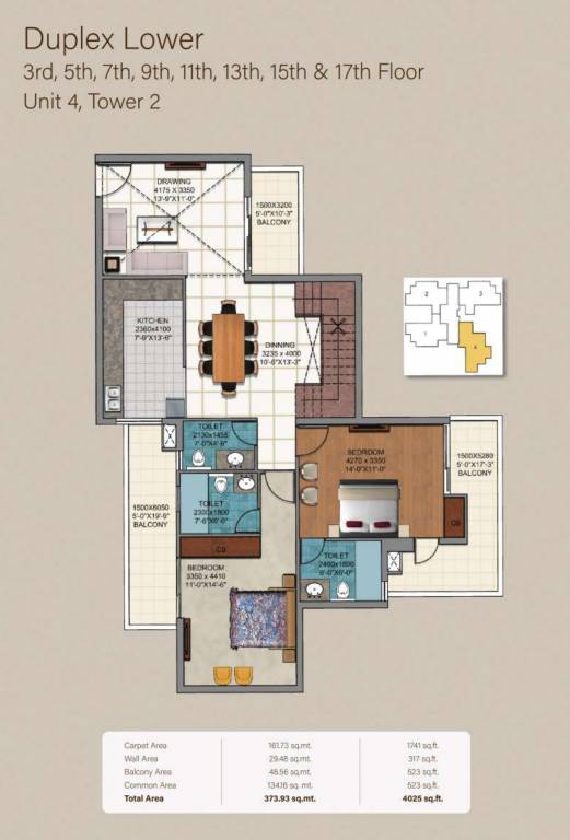  aigin royal phase 4 Floor Plan Lower Level Duplex Plan