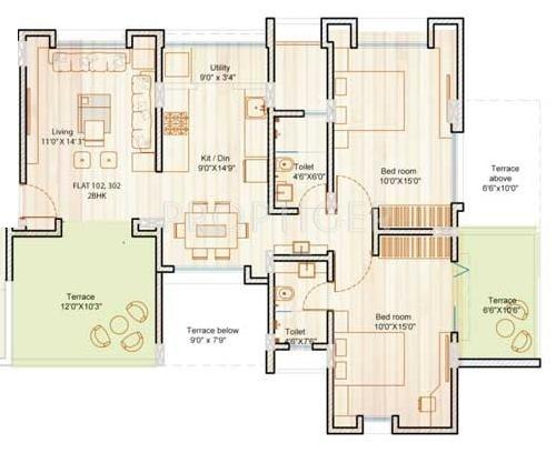 Sangani Shrushti Enclave (2BHK+2T (1,192 sq ft) 1192 sq ft) Sangani Shrushti Enclave (2BHK+2T (1,192 sq ft) 1192 sq ft)