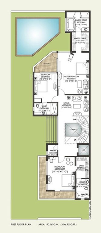 Jaypee Villa (4BHK+4T (5,239 sq ft) + Servant Room 5239 sq ft)