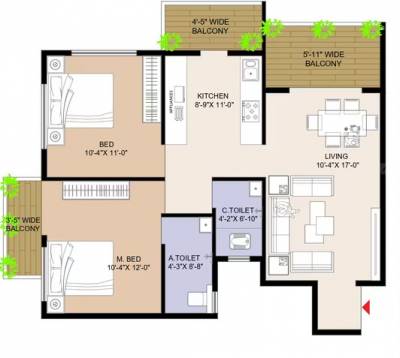 anandgram Floor Plan Floor Plan