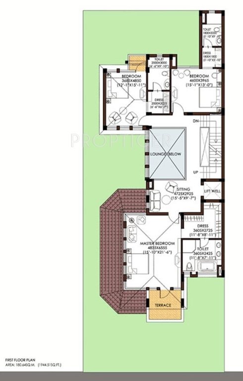 Jaypee Villa (5BHK+7T (5,864 sq ft)   Servant Room 5864 sq ft)