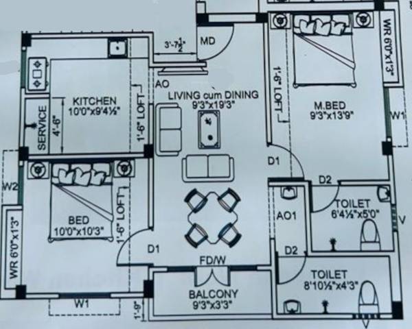  sun-villa Floor Plan Floor Plan