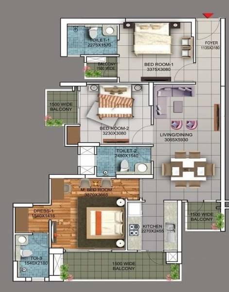  greenshire-ph-ii Floor Plan Floor Plan