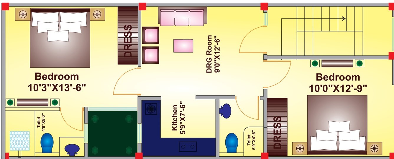 garden 2 Floor Plan First Floor Plan