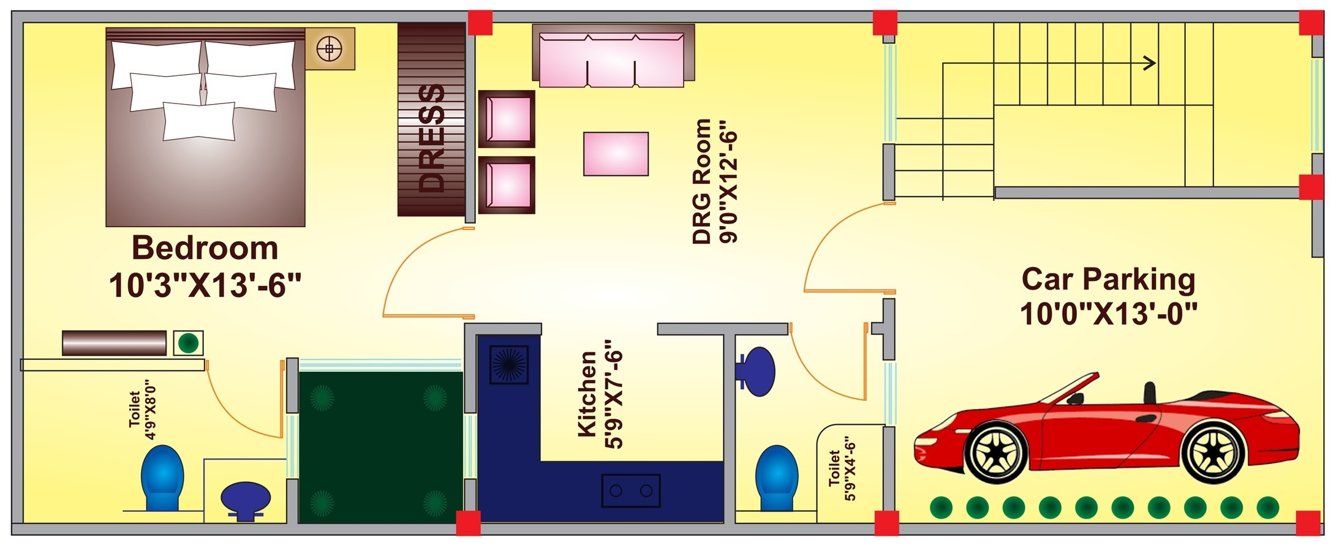 garden 2 Floor Plan Ground Floor Plan