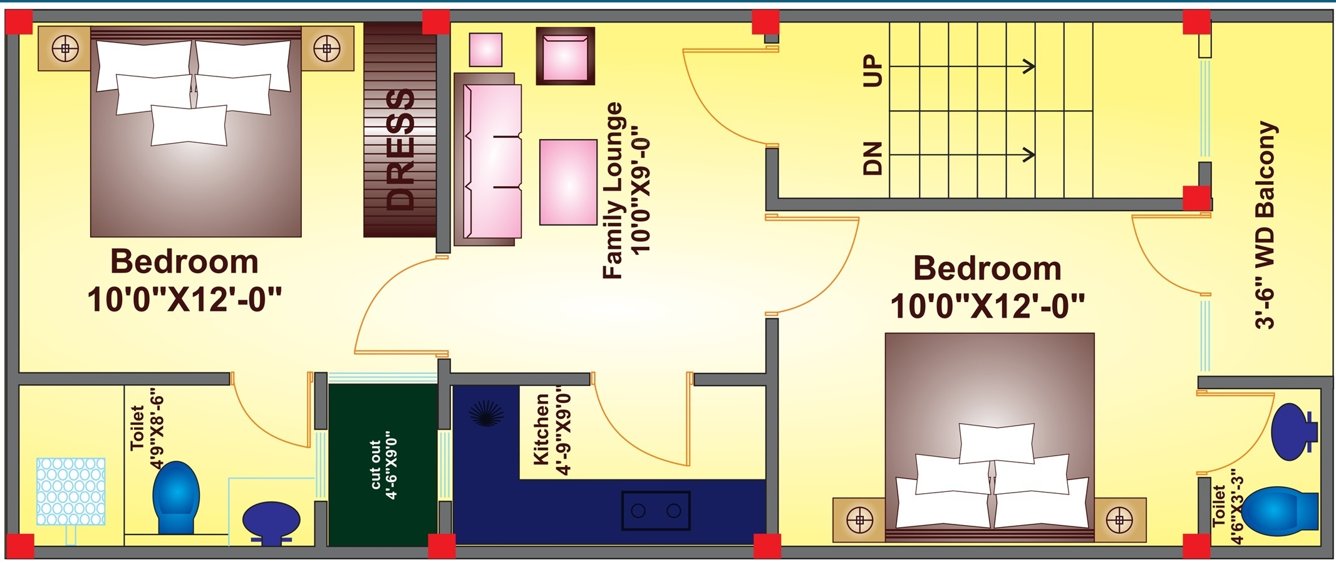 garden 2 Floor Plan First Floor Plan