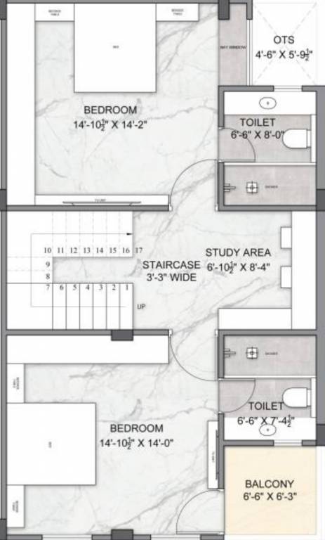  palm green villas Floor Plan First Floor Plan