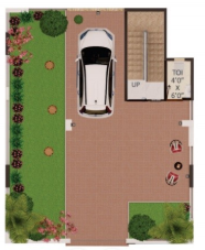  spanish villa Floor Plan Lower Level Floor