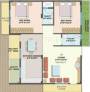 Floor Plan (2BHK+2T) Amit Indra Residency Floor Plan (2BHK+2T)