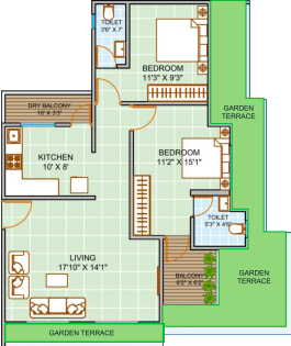  204 blue paradise Floor Plan Floor Plan