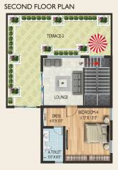 Second Floor Plan 2-terraces Floor Plan Second Floor Plan