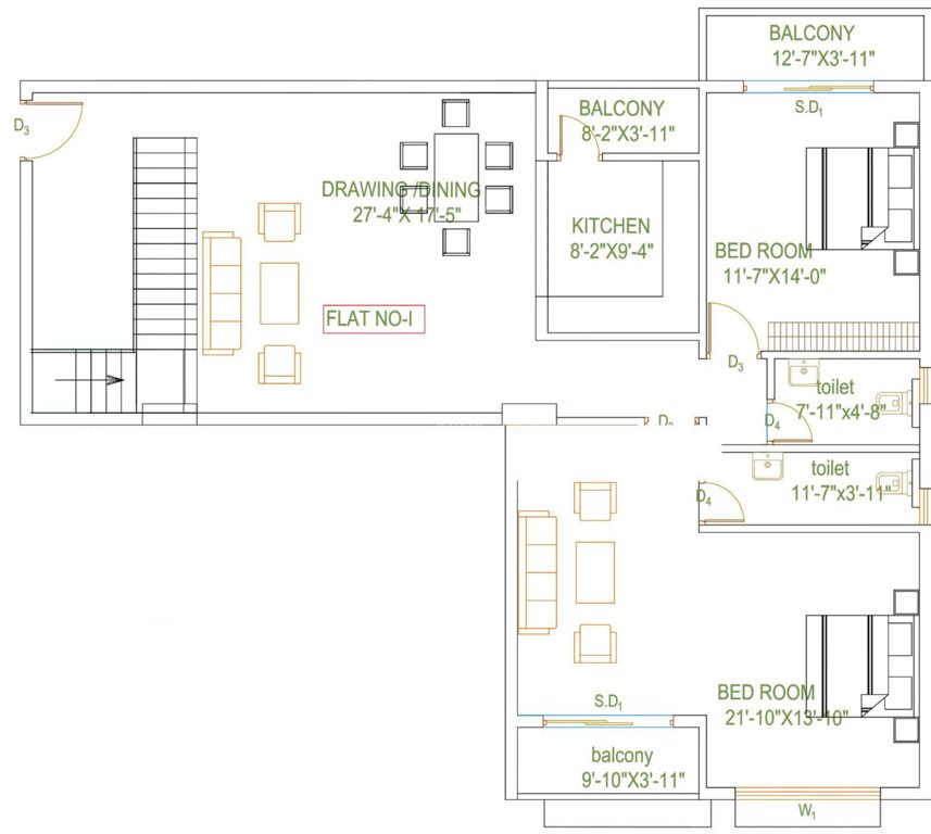 intellex imperial club Floor Plan Upper Level Duplex Plan
