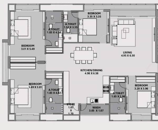  bblossom-the-presidency Floor Plan Floor Plan