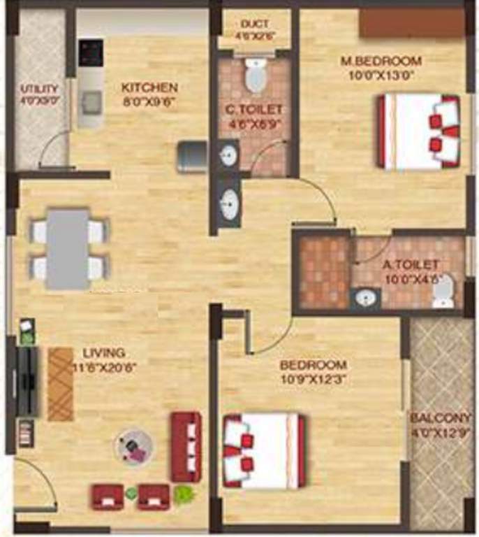  brindavan Floor Plan Floor Plan
