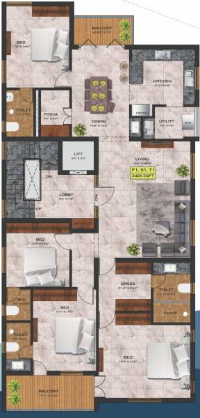  sai-mithra-flats Floor Plan Floor Plan