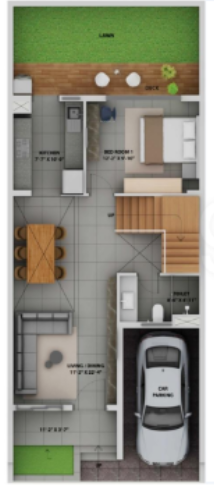  botanica Floor Plan Ground Floor Plan
