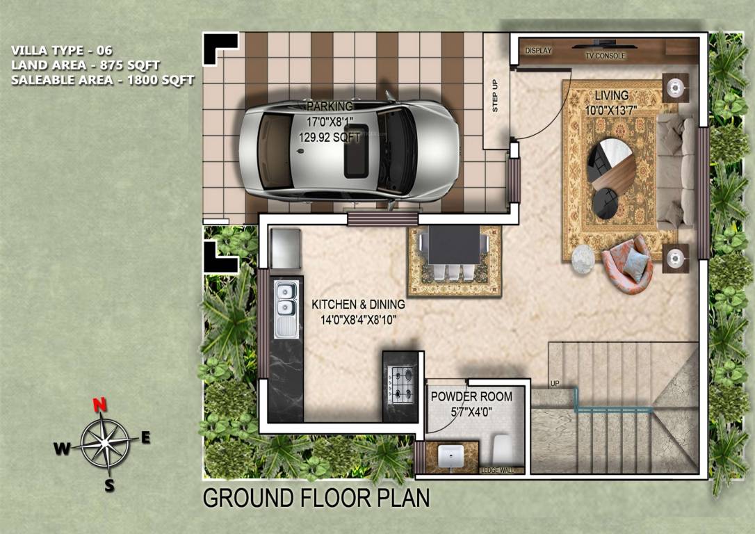  la vivant Floor Plan Ground Floor Plan
