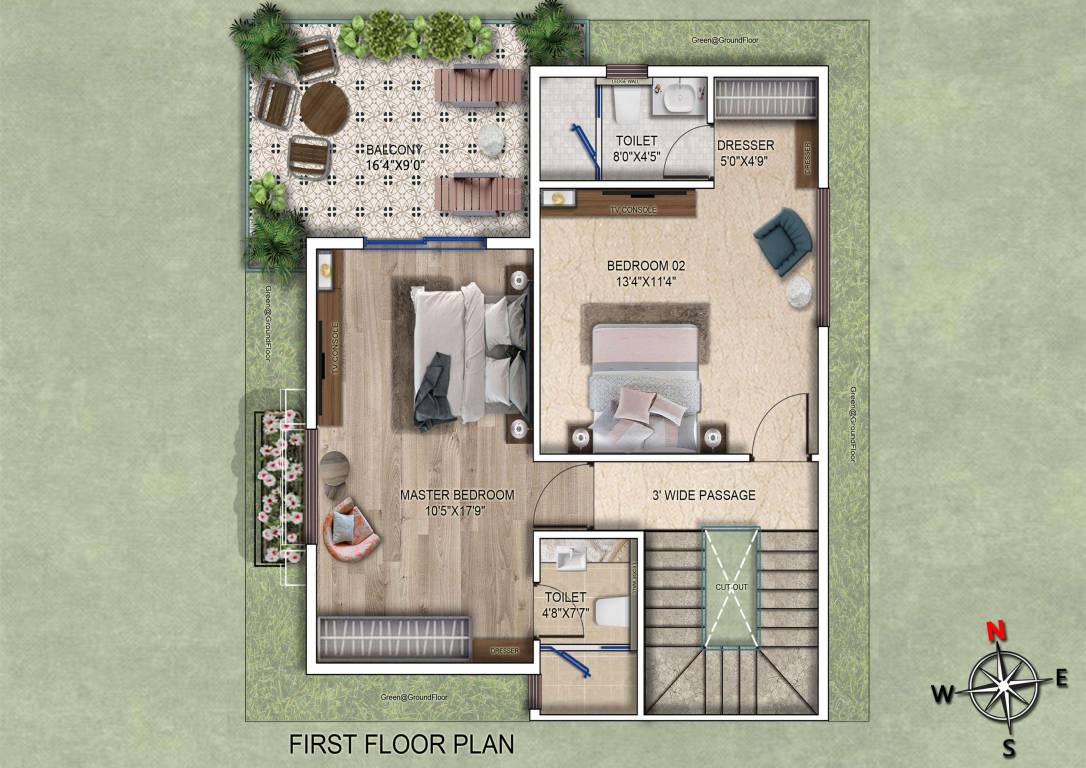  la vivant Floor Plan First Floor Plan