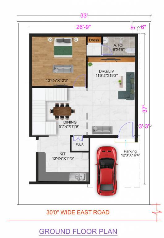  ilika Floor Plan Ground Floor Plan