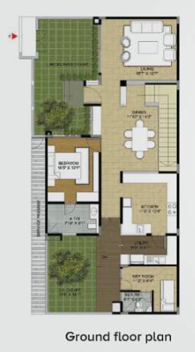  pearl at brigade atmosphere Floor Plan Ground Floor Plan
