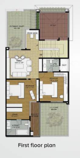 pearl at brigade atmosphere Floor Plan First Floor Plan