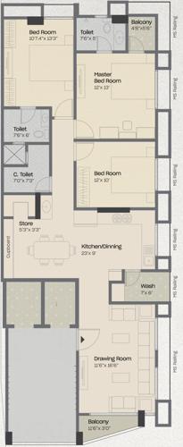  chandraraj-apartments Floor Plan Floor Plan