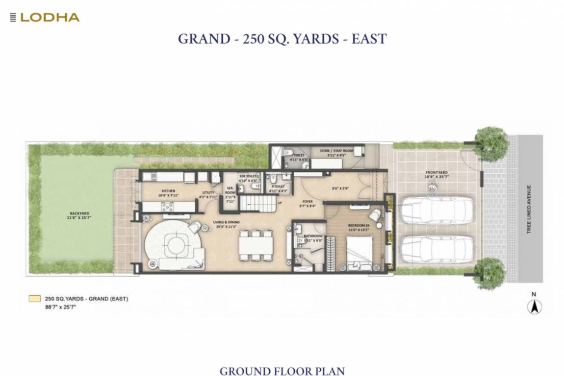 villa royale palava Floor Plan Ground Floor Plan