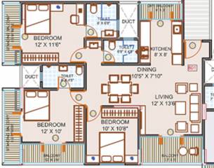 Floor Plan  county-phase-iv-wing-h Floor Plan Floor Plan