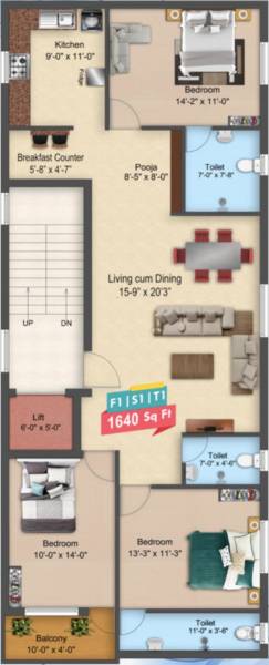  skyee-apartment Floor Plan Floor Plan