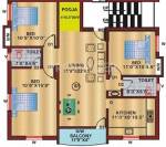 Diamond Bliss Chambers (3BHK+2T (1,278 sq ft)   Pooja Room 1278 sq ft)