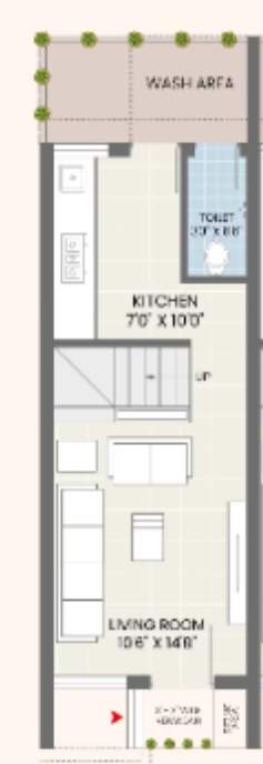  gayatri homes Floor Plan Ground Floor Plan