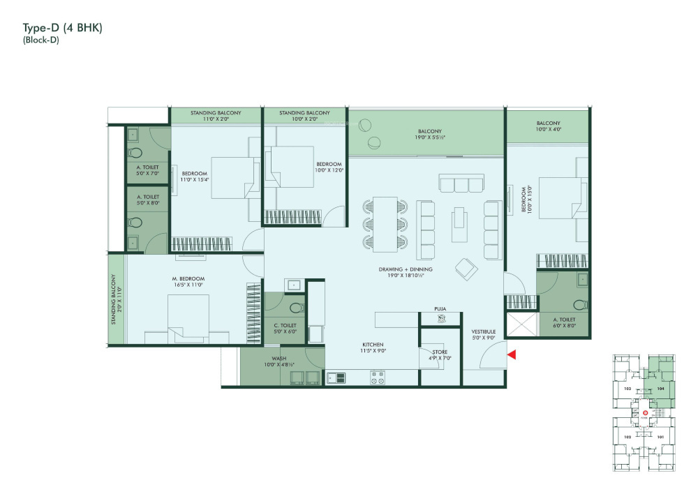 Floor Plan siddharth vrundavan phase 1 Floor Plan Floor Plan