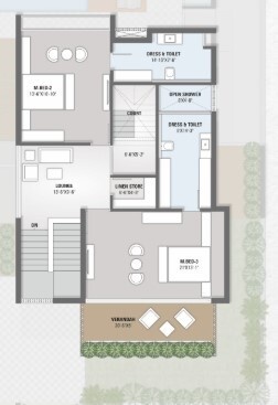  greens-weekend-villa Floor Plan First Floor Plan