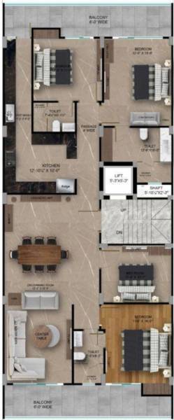  door-luxury-builder-floor-6 Floor Plan Floor Plan